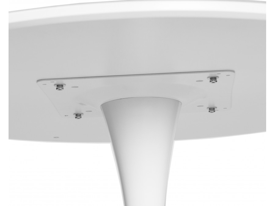 Стол обеденный MIA, белая столешница, белое основание