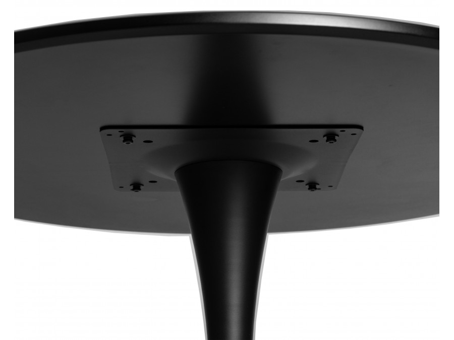 Стол обеденный MIA, черная столешница, черное основание