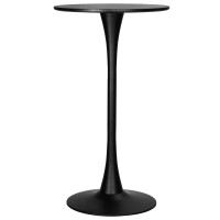 Стол барный MIA BAR, черная столешница, черное основание
