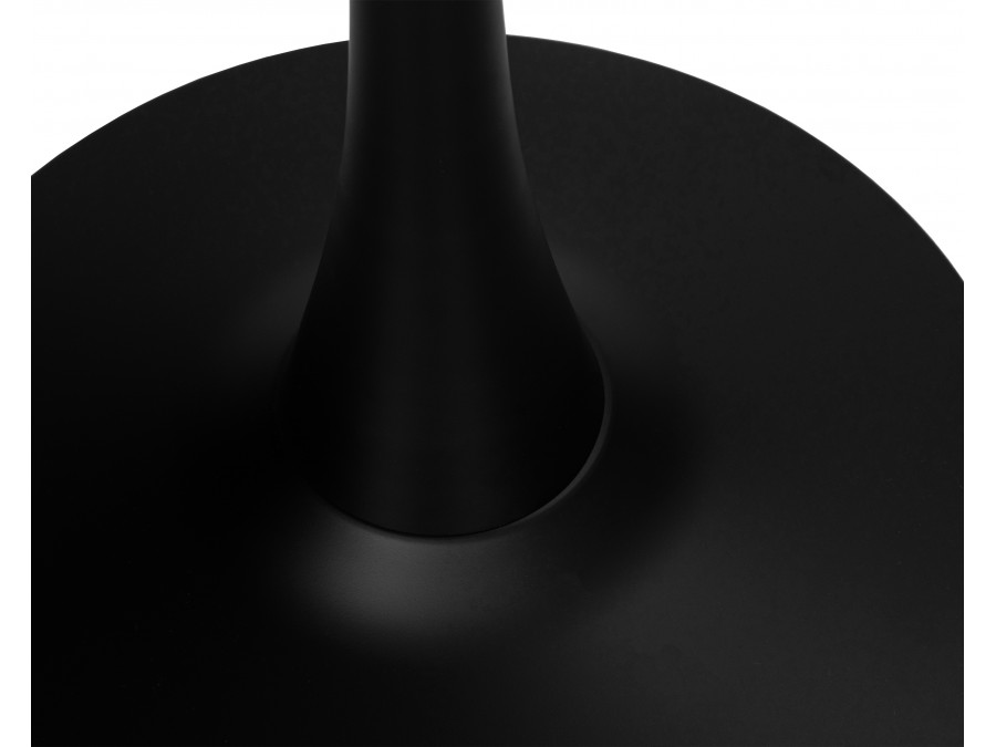 Стол барный MIA BAR, черная столешница, черное основание