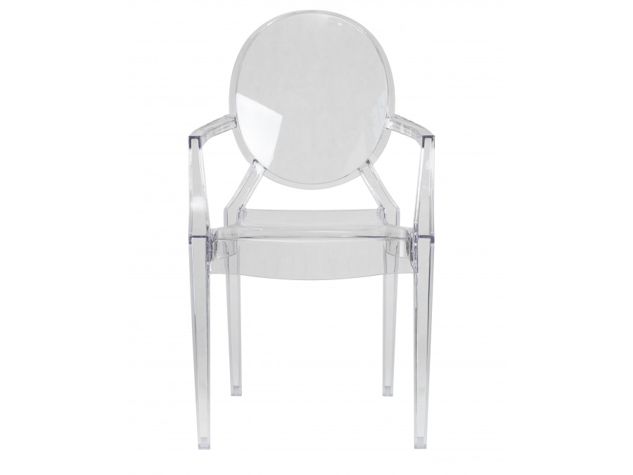 Стул обеденный DOBRIN LOUIS GHOST, цвет прозрачный