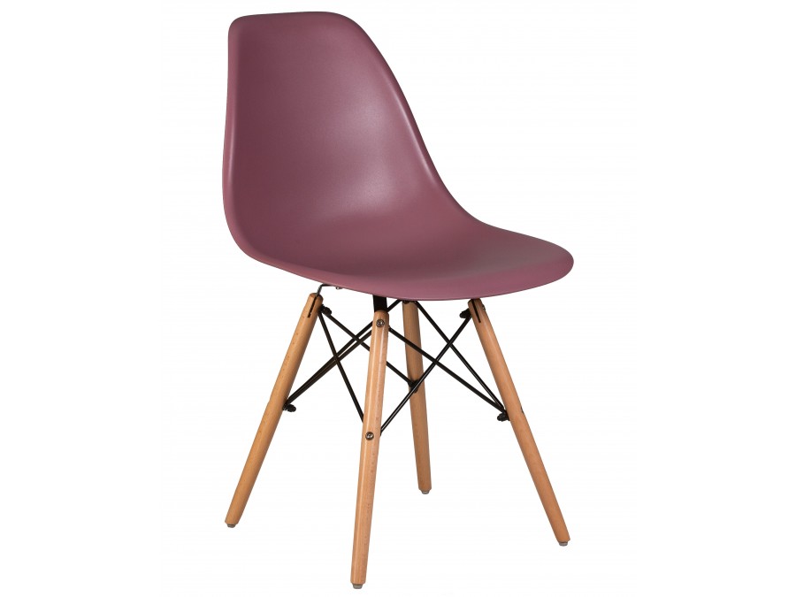 Стул обеденный DOBRIN DSW, ножки светлый бук, цвет пыльная роза (NX-P-11)