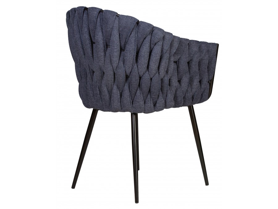 Стул обеденный DOBRIN MATILDA, синяя ткань (LAR-275-29)