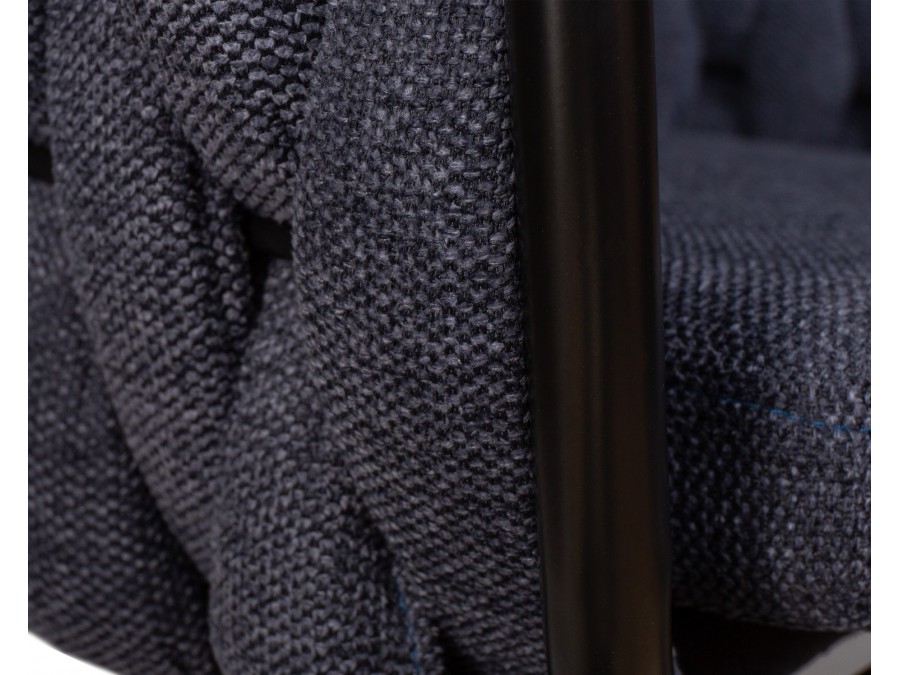 Стул обеденный DOBRIN MATILDA, синяя ткань (LAR-275-29)