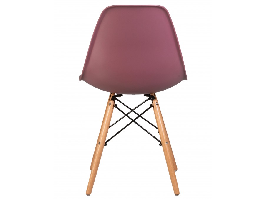 Стул обеденный DOBRIN DSW, ножки светлый бук, цвет пыльная роза (NX-P-11)