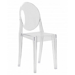 Стул обеденный DOBRIN VICTORIA GHOST, цвет прозрачный