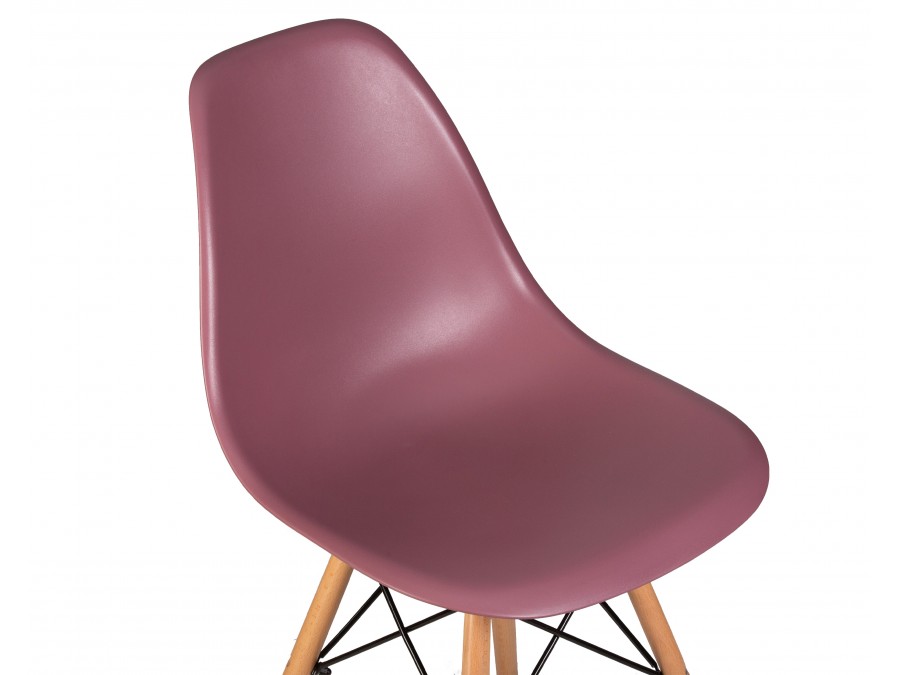 Стул обеденный DOBRIN DSW, ножки светлый бук, цвет пыльная роза (NX-P-11)