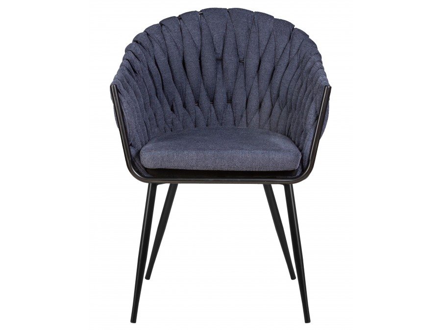 Стул обеденный DOBRIN MATILDA, синяя ткань (LAR-275-29)