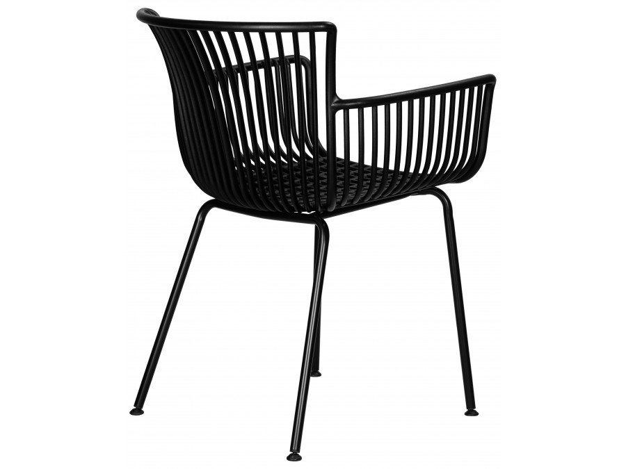 Набор 4 шт Стул обеденный DOBRIN ROSS, черный (B-03) без подушки