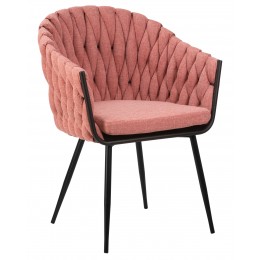 Стул обеденный DOBRIN MATILDA, розовая ткань (LAR 275-10)