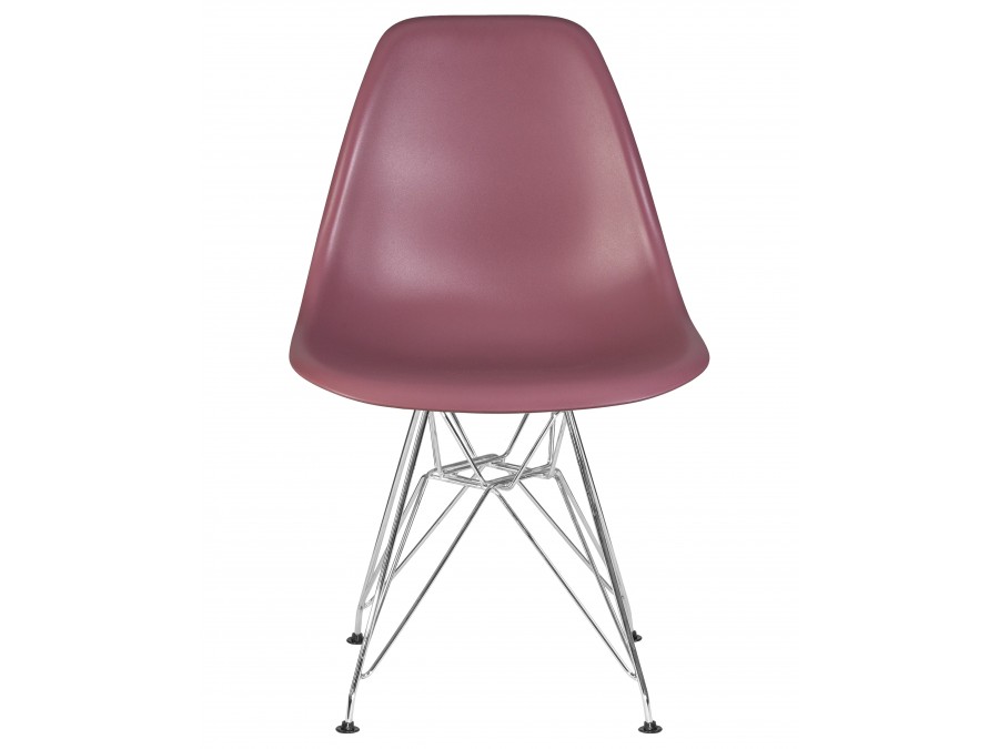 Стул обеденный DOBRIN DSR, ножки хром, цвет пыльная роза (NX-P-11)