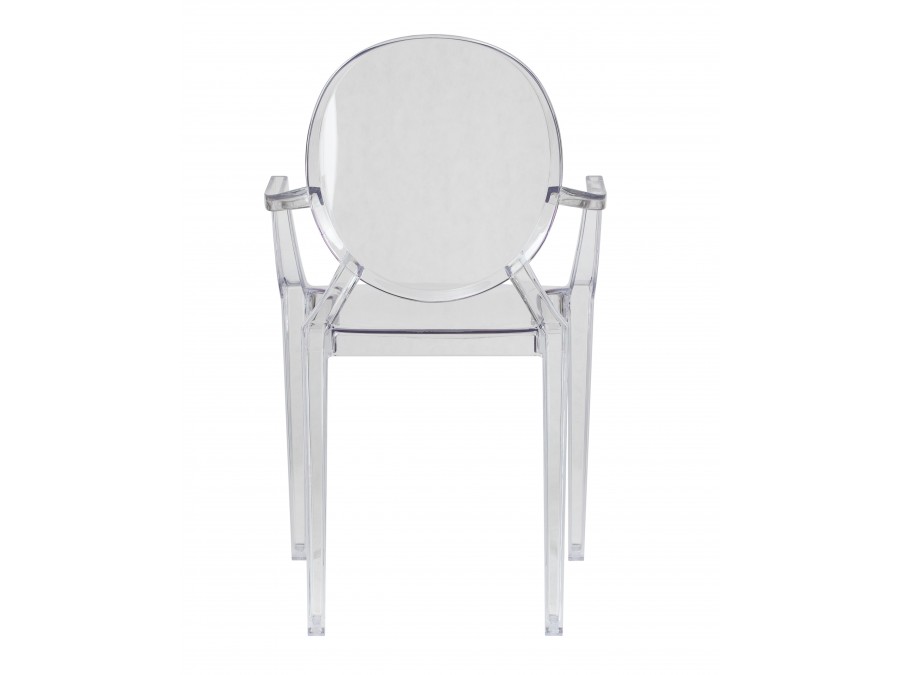 Стул обеденный DOBRIN LOUIS GHOST, цвет прозрачный