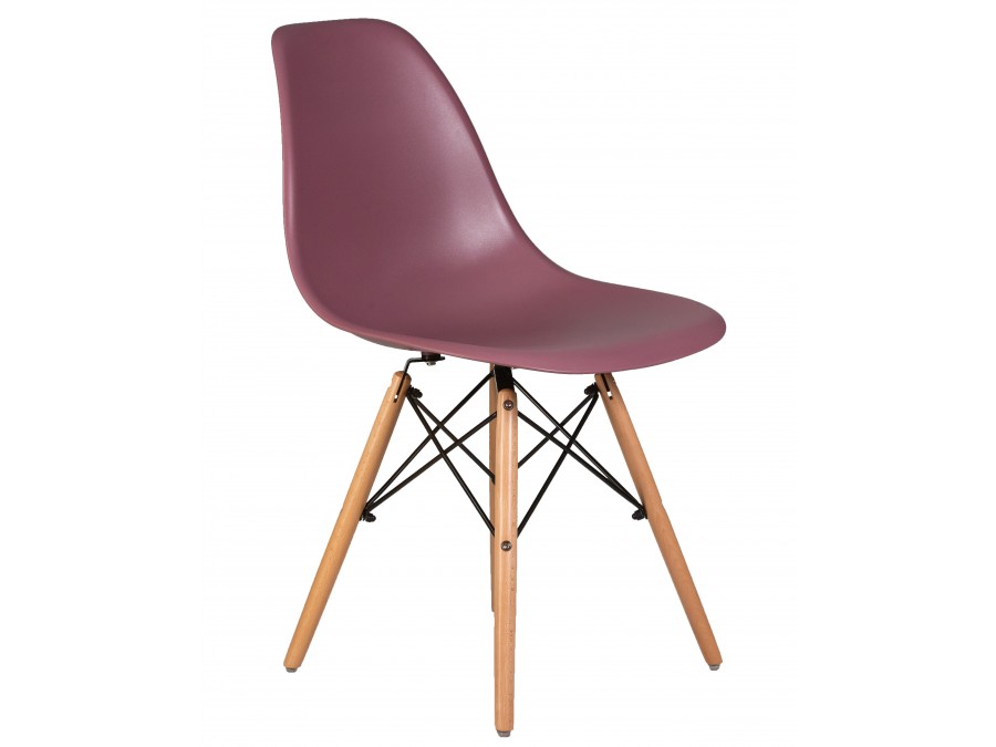 Стул обеденный DOBRIN DSW, ножки светлый бук, цвет пыльная роза (NX-P-11)