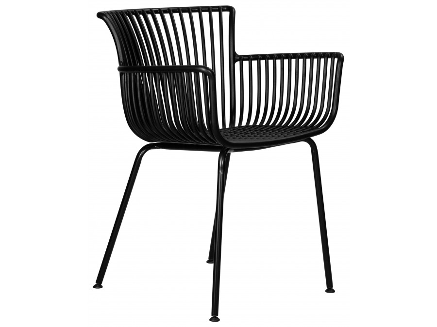 Набор 4 шт Стул обеденный DOBRIN ROSS, черный (B-03) без подушки