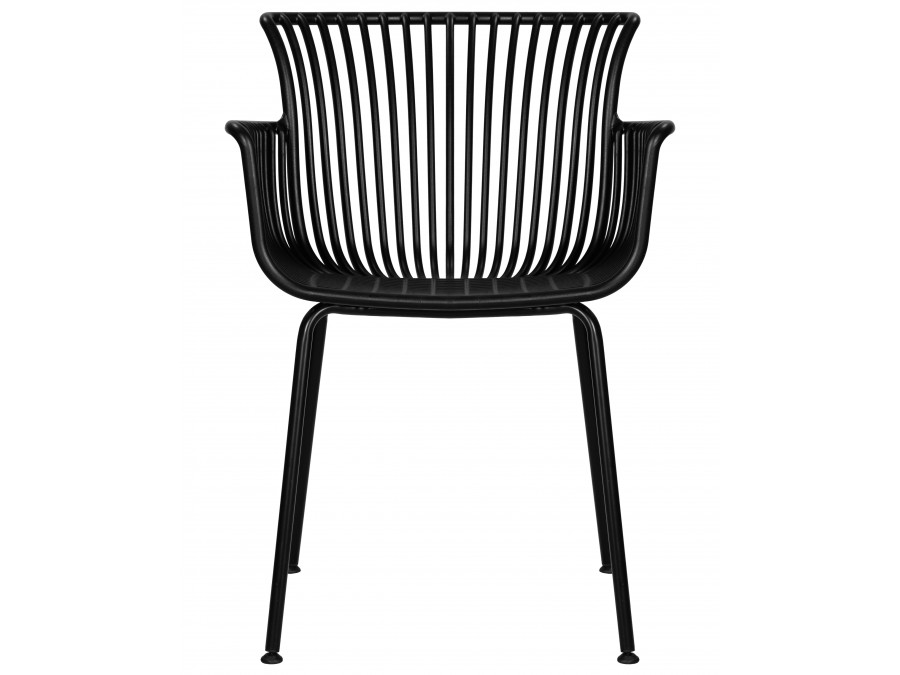 Набор 4 шт Стул обеденный DOBRIN ROSS, черный (B-03) без подушки