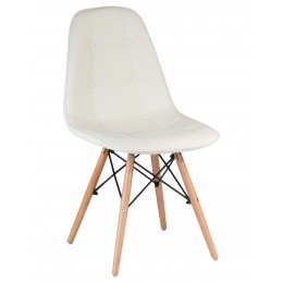 Стул обеденный DOBRIN BENNET, ножки светлый бук, кремовый