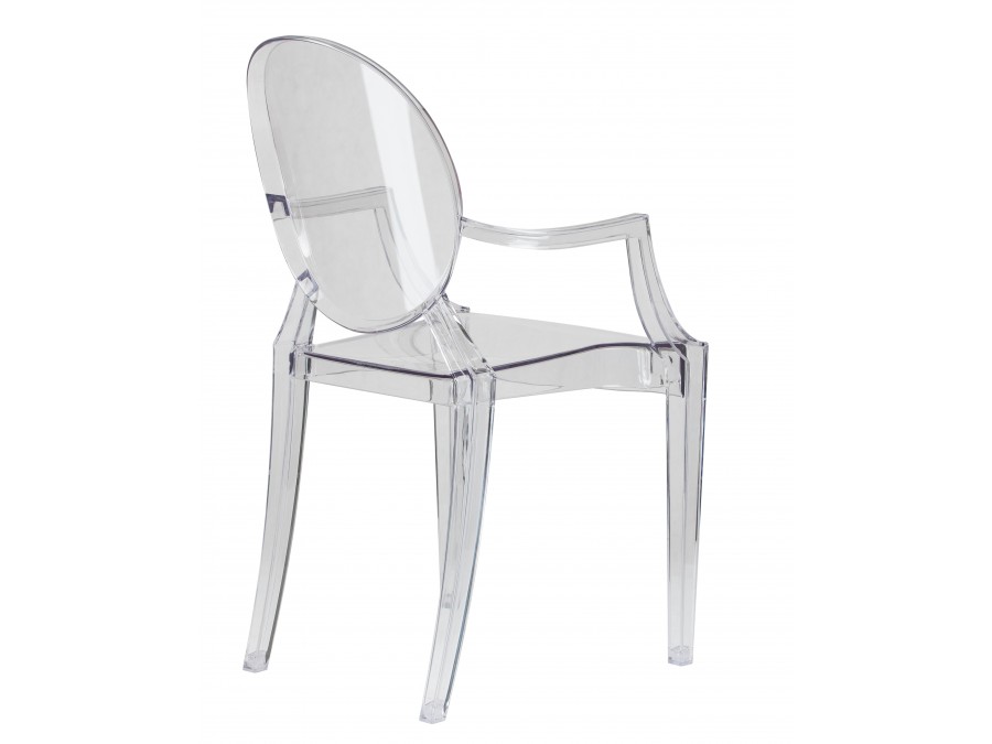 Стул обеденный DOBRIN LOUIS GHOST, цвет прозрачный