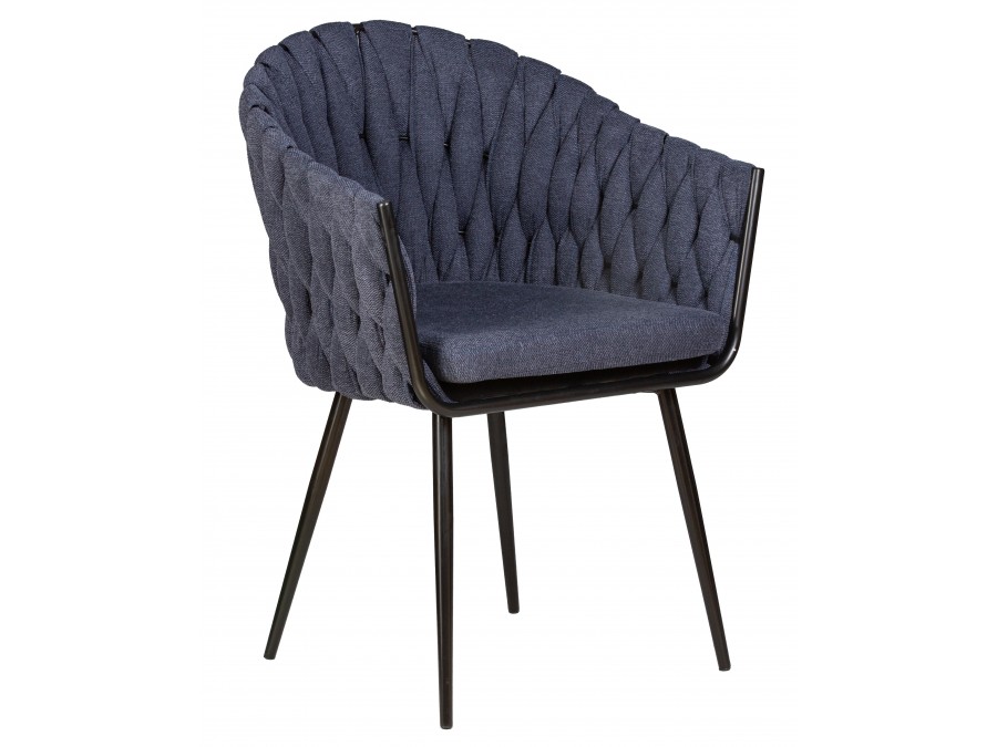 Стул обеденный DOBRIN MATILDA, синяя ткань (LAR-275-29)