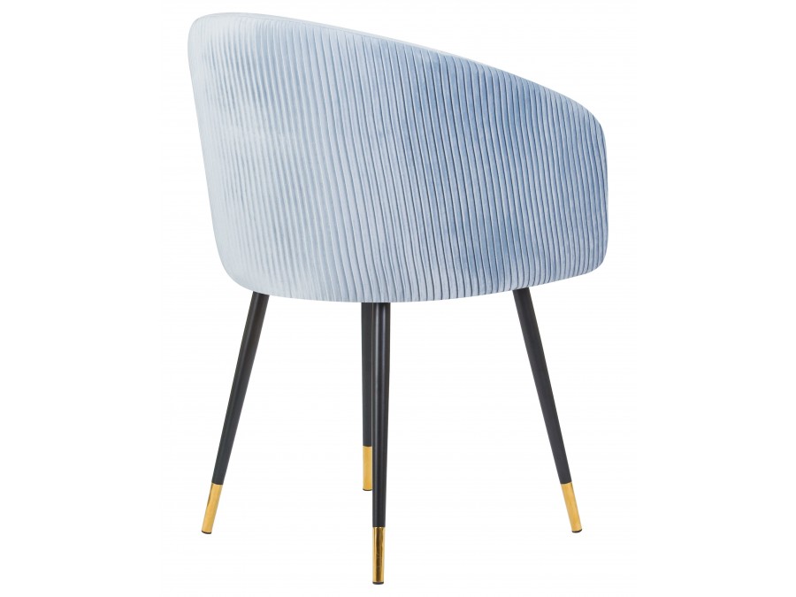 Стул обеденный DOBRIN MARY, серо-голубой велюр (1922-6)