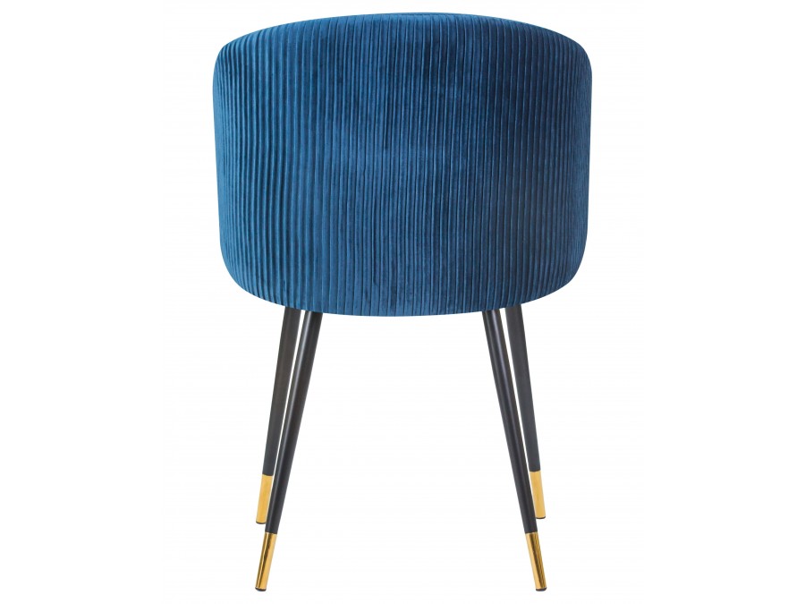 Стул обеденный DOBRIN MARY, синий велюр (1922-20)