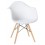 Стул обеденный DOBRIN DAW, ножки светлый бук, цвет сиденья белый