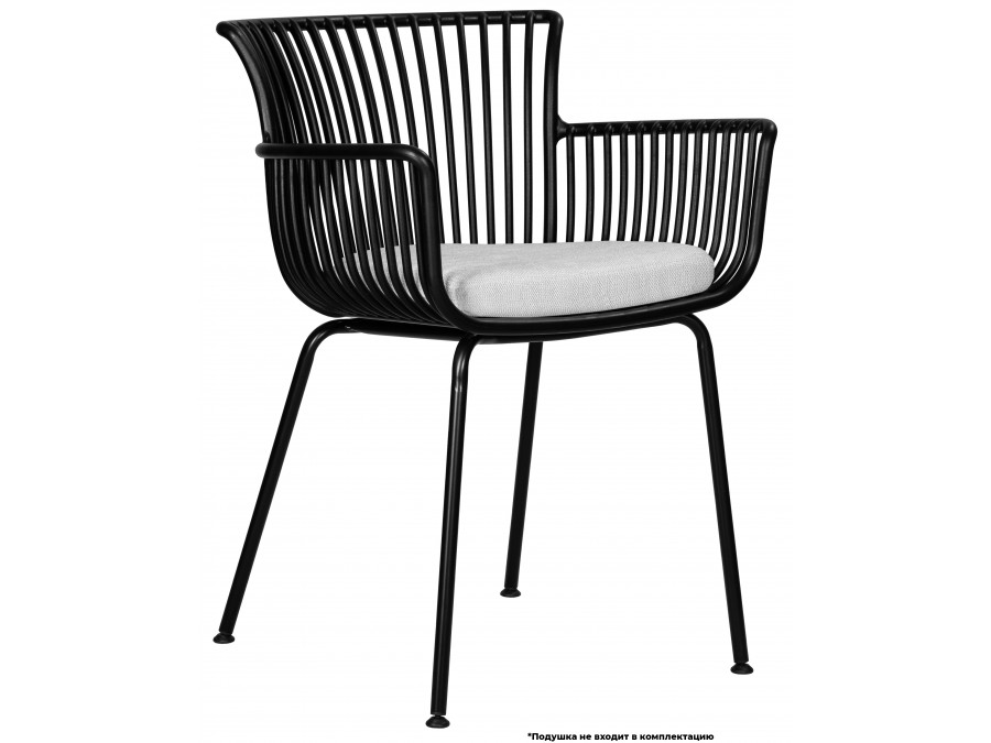 Набор 4 шт Стул обеденный DOBRIN ROSS, черный (B-03) без подушки
