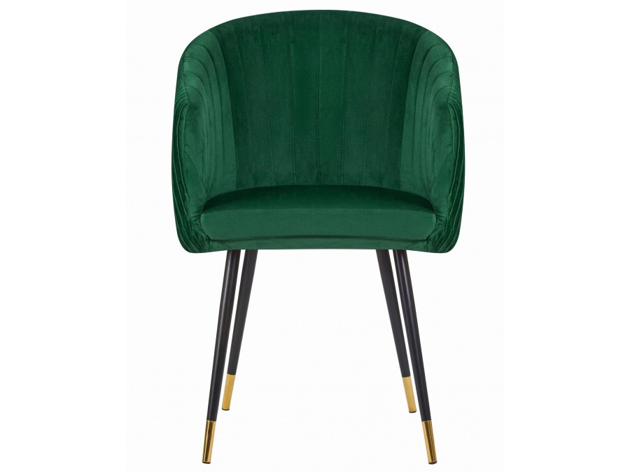 Стул обеденный DOBRIN MARY, зеленый велюр (1922-9)