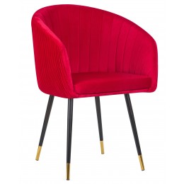 Стул обеденный DOBRIN MARY, малиновый велюр (1922-14)