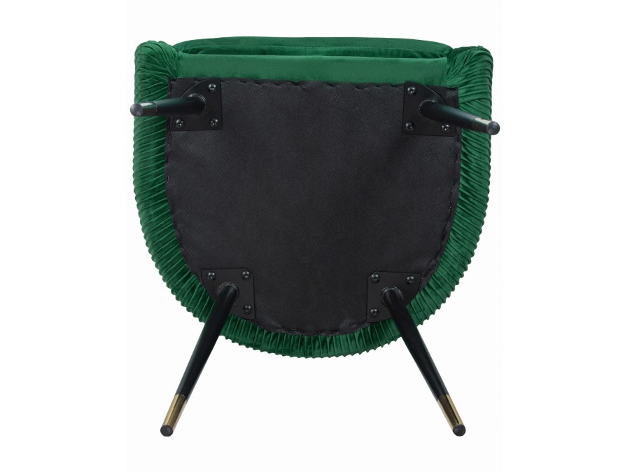 Стул обеденный DOBRIN MARY, зеленый велюр (1922-9)