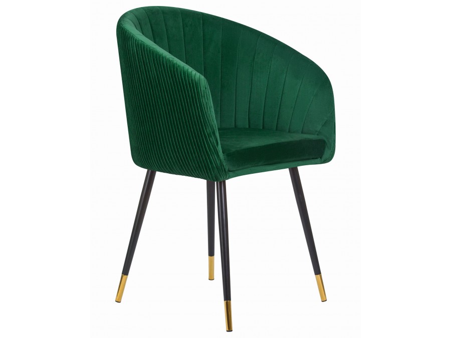 Стул обеденный DOBRIN MARY, зеленый велюр (1922-9)