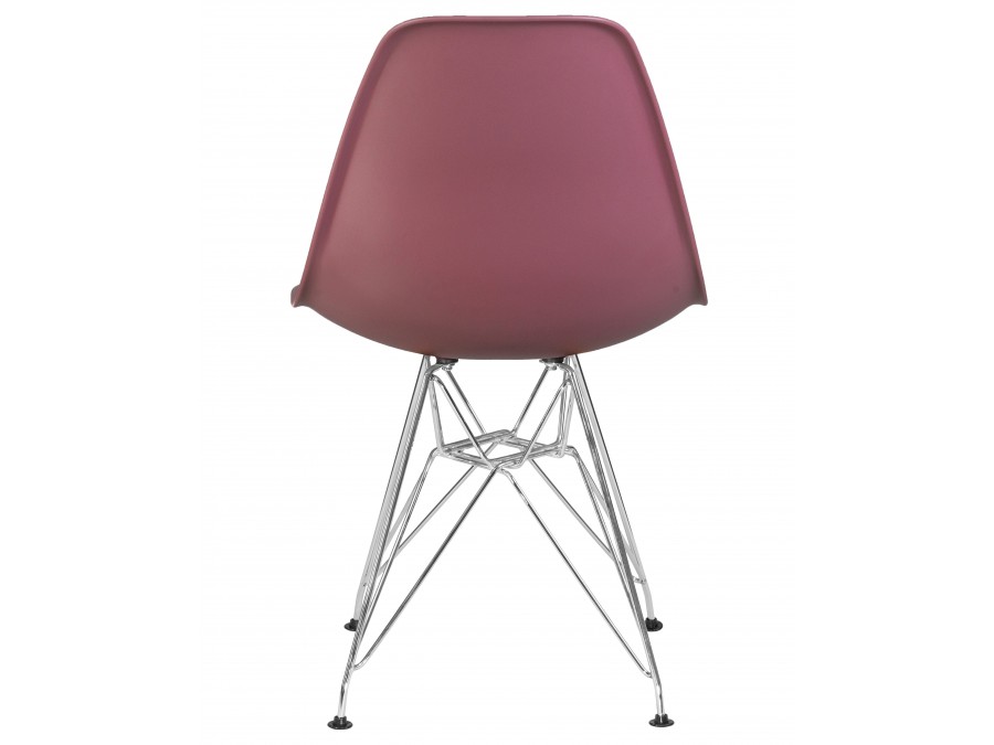 Стул обеденный DOBRIN DSR, ножки хром, цвет пыльная роза (NX-P-11)