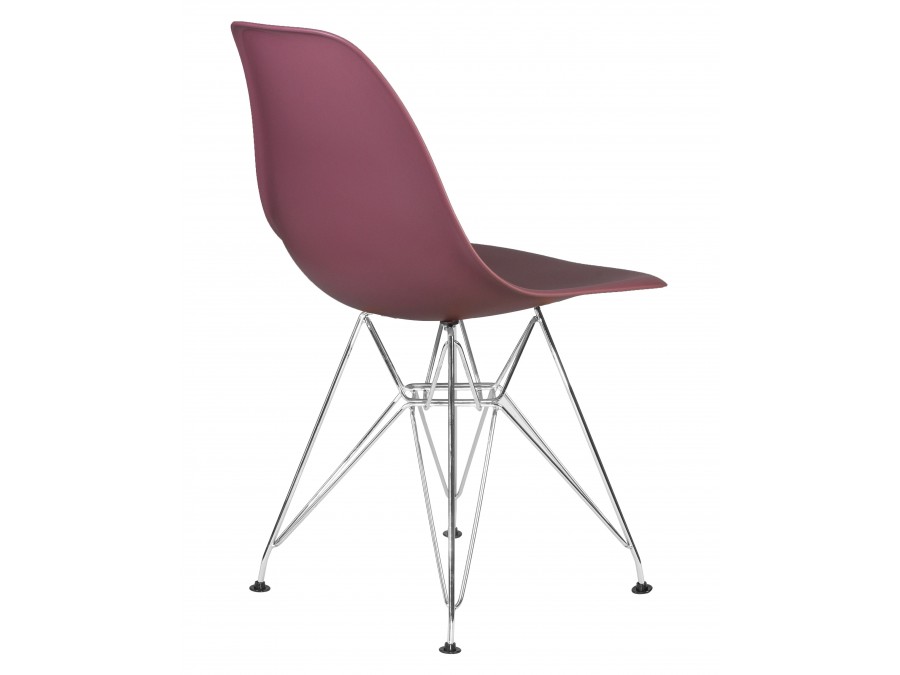 Стул обеденный DOBRIN DSR, ножки хром, цвет пыльная роза (NX-P-11)