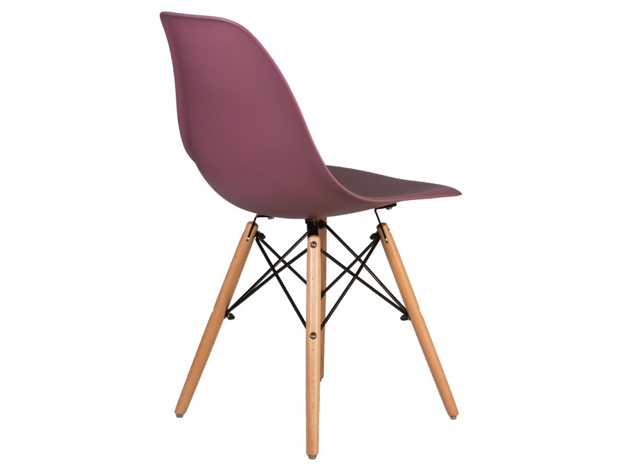 Стул обеденный DOBRIN DSW, ножки светлый бук, цвет пыльная роза (NX-P-11)