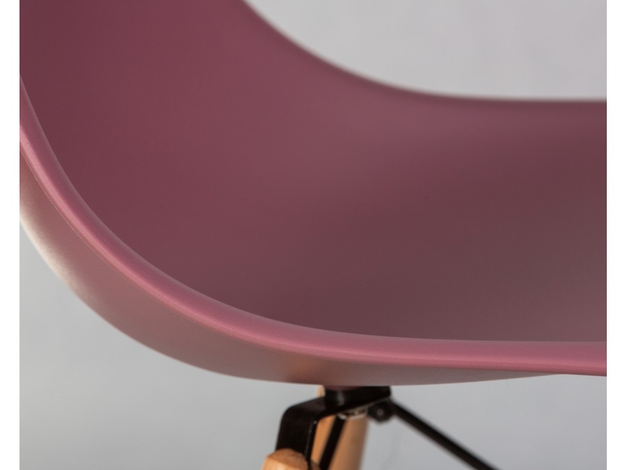 Стул обеденный DOBRIN DSW, ножки светлый бук, цвет пыльная роза (NX-P-11)