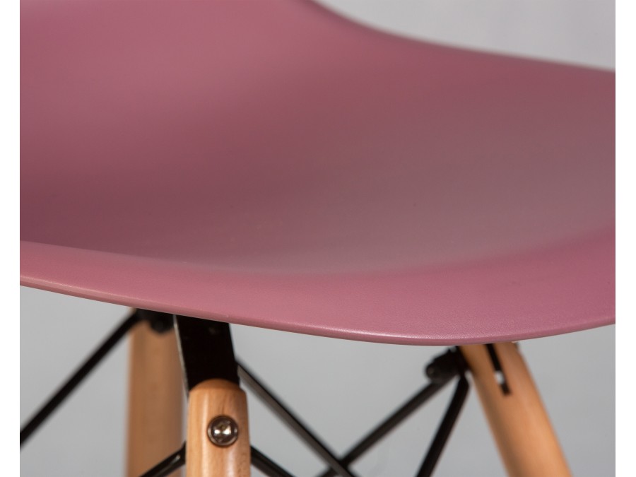 Стул обеденный DOBRIN DSW, ножки светлый бук, цвет пыльная роза (NX-P-11)