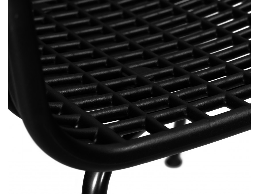 Набор 4 шт Стул обеденный DOBRIN ROSS, черный (B-03) без подушки