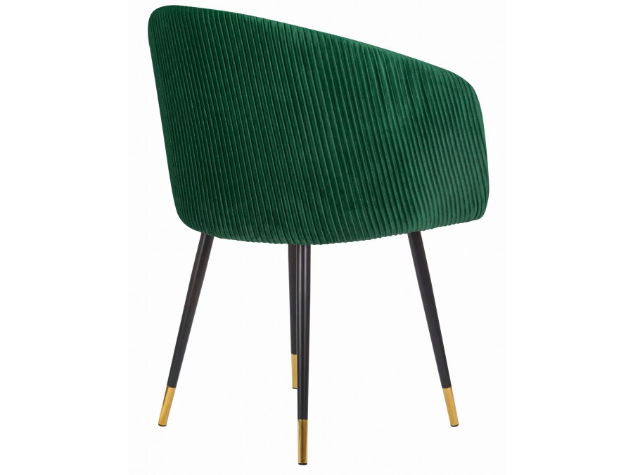 Стул обеденный DOBRIN MARY, зеленый велюр (1922-9)