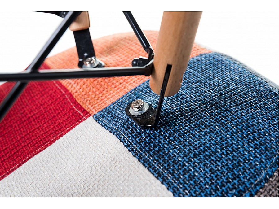 Стул обеденный DOBRIN DAW PATCHWORK, цвет сиденья мозаика
