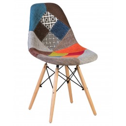 Стул обеденный DOBRIN DSW, ножки светлый бук, цвет мозаика