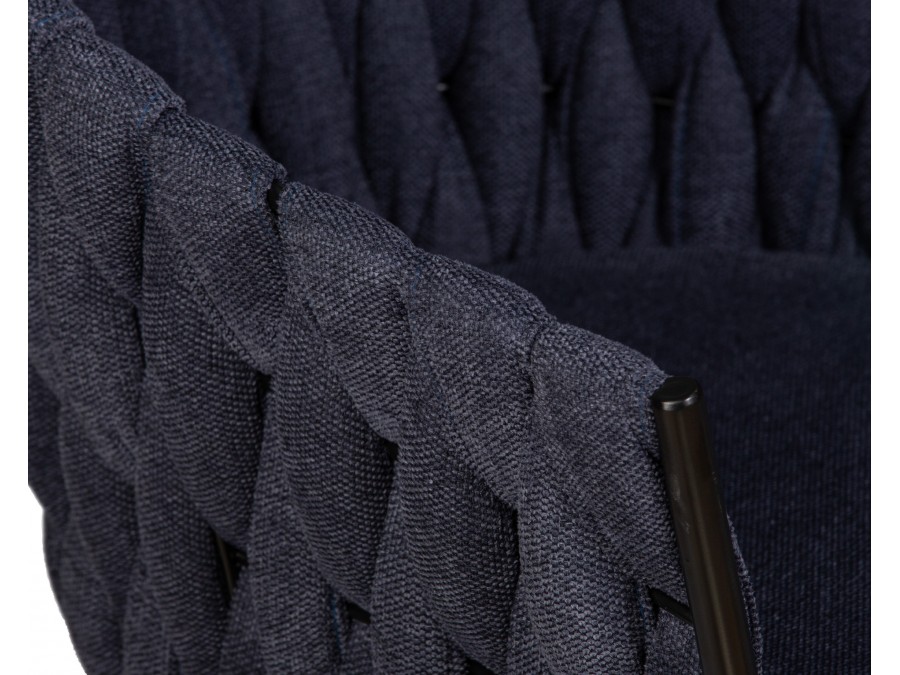 Стул обеденный DOBRIN MATILDA, синяя ткань (LAR-275-29)