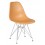 Стул обеденный DOBRIN DSR, ножки хром, цвет персиковый (NX-Y-06)