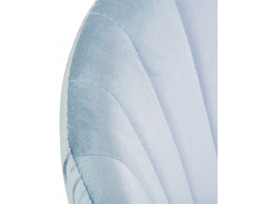 Стул обеденный DOBRIN MARY, серо-голубой велюр (1922-6)