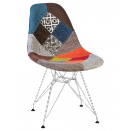 Стул обеденный DOBRIN DSR, ножки хром, цвет мозайка