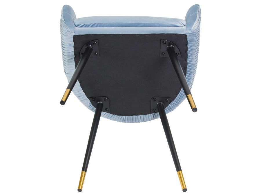 Стул обеденный DOBRIN MARY, серо-голубой велюр (1922-6)