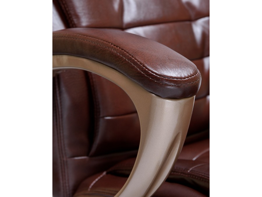 Офисное кресло для руководителей DOBRIN DONALD, коричневый