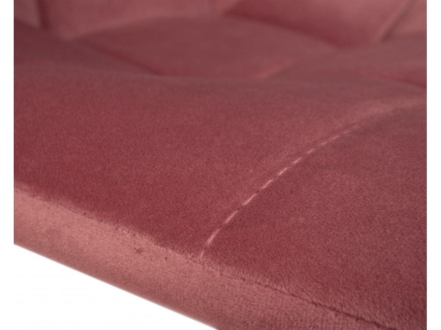 Офисное кресло для персонала DOBRIN MONTY GOLD, розовый велюр (MJ9-32)