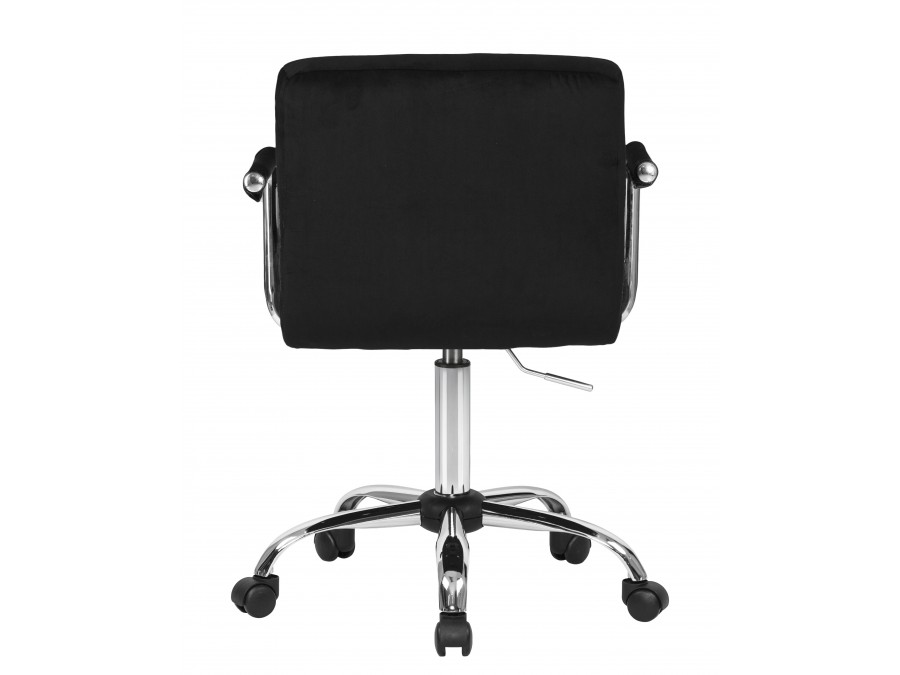 Офисное кресло для персонала DOBRIN TERRY, черный велюр (MJ9-101)