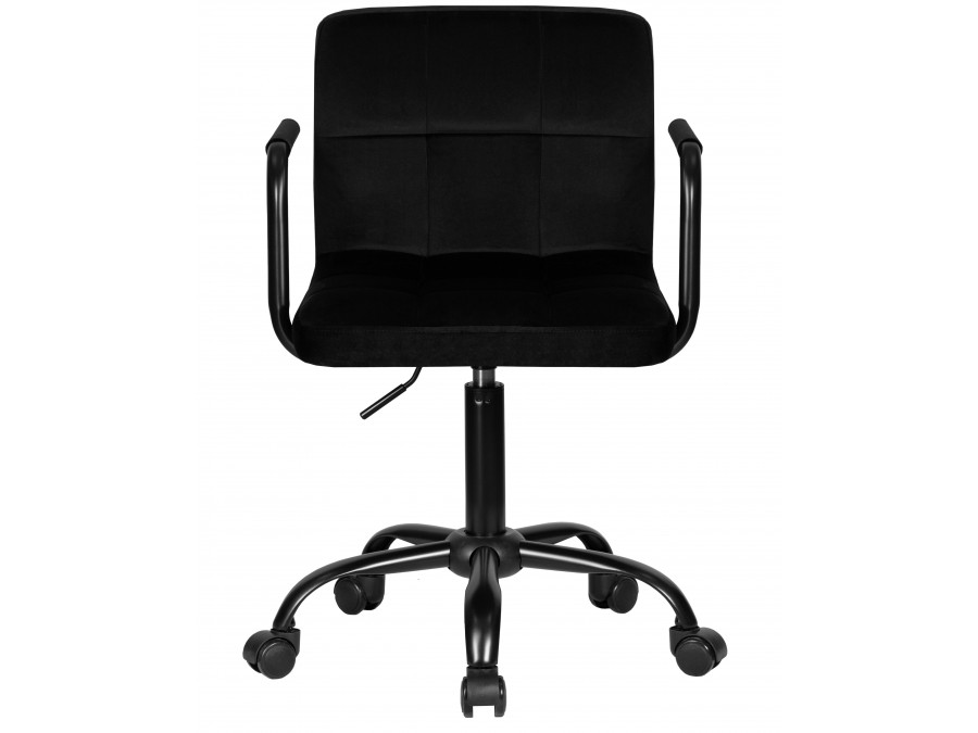 Офисное кресло для персонала DOBRIN TERRY BLACK, черный велюр (MJ9-101)