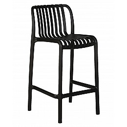 Стул полубарный DOBRIN CHLOE, черный