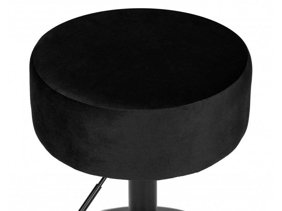 Пуф DOBRIN DANNY BLACK, черный велюр (MJ9-101)